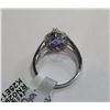 Image 3 : $6270 Tanzanite & Diamond Ring