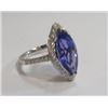 Image 3 : $11,530 Tanzanite & Diamond Ring