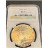 Image 1 : 1924 MS 65 NGC Peace Silver Dollar