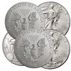 Image 1 : Lot of (5) US Silver Eagles Random Dates