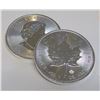 Image 1 : A 1 oz Silver Canadian Maple Leaf Coin