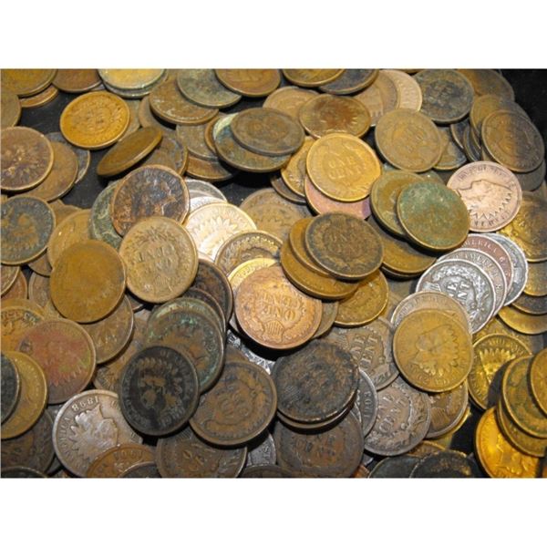 Lot of (100) Indian Head Cents