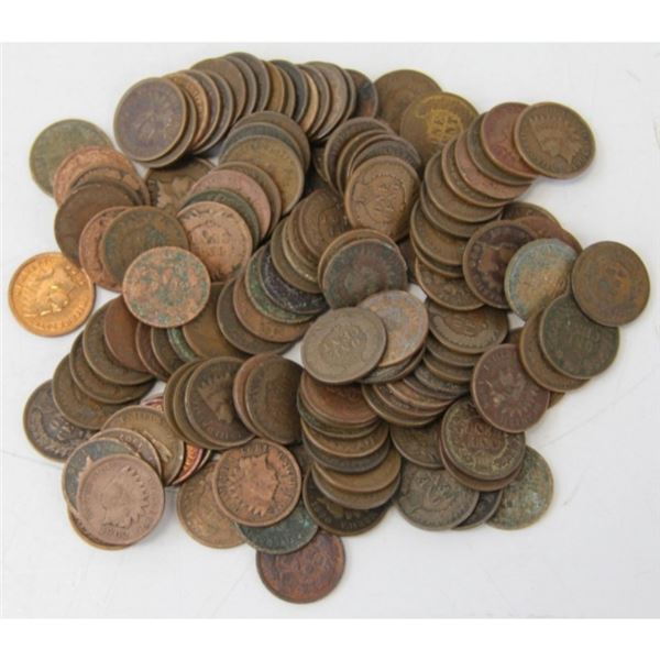 (120) Indian Head Cents - G-VG