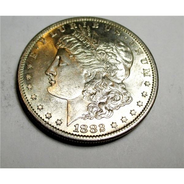 1882 s CH BU Morgan Silver Dollar