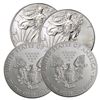 Image 1 : (4) US Silver Eagles - Random Dates