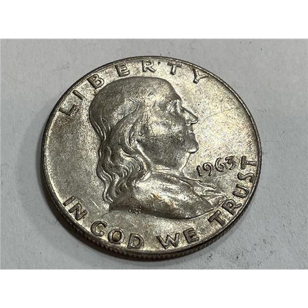 1963 Franklin Half Dollar