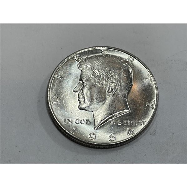 1964 GEM BU Kennedy Half Dollar