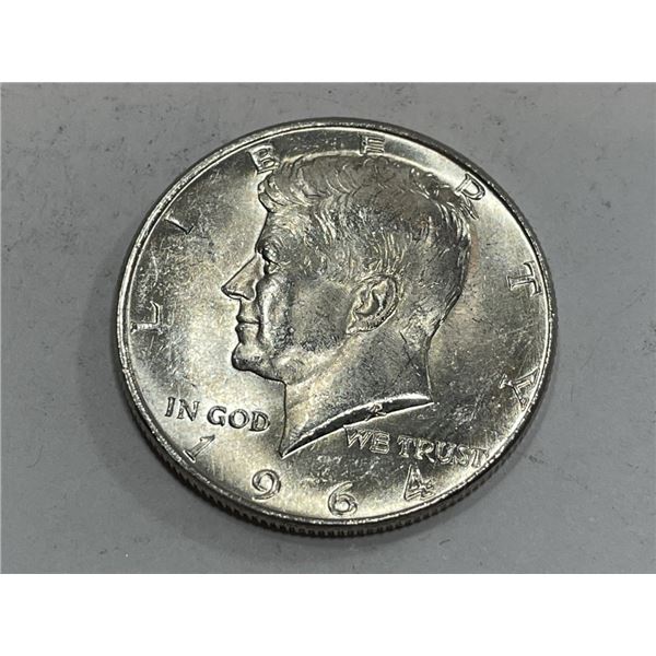 1964 GEM BU Kennedy Half Dollar