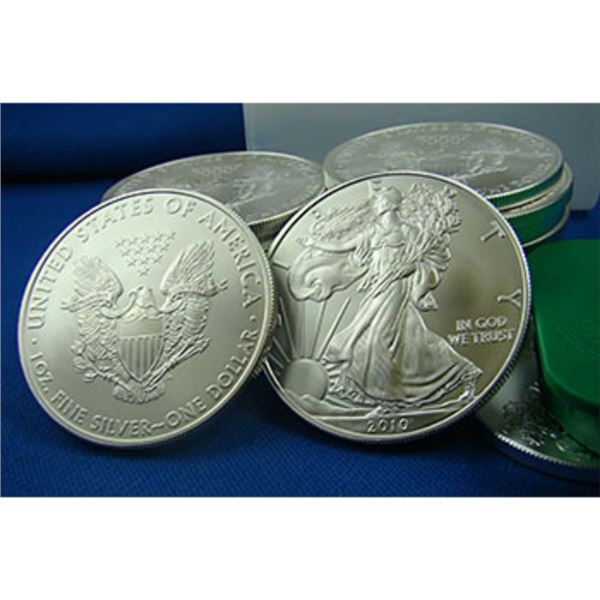 (20) Silver Eagles- 1 oz. US Bullion