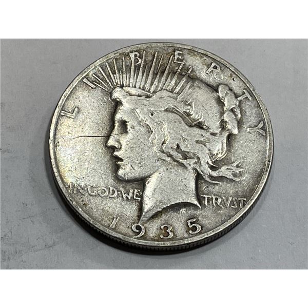 1935 s Key Date Peace Silver Dollar