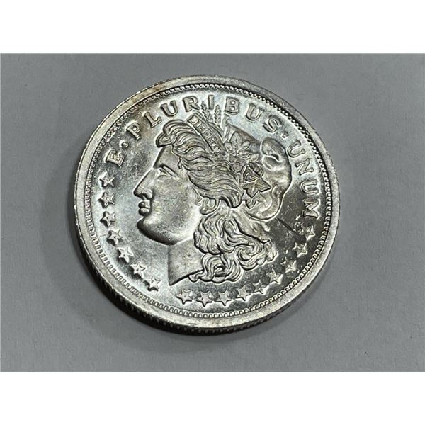 1 oz. Morgan Design Silver Round