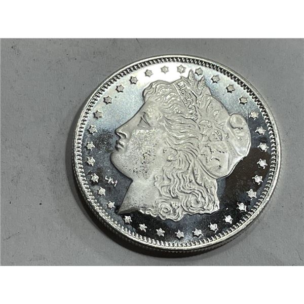 1 oz Silver Morgan Proof Design Round