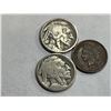 Image 1 : Indian Head (Full Lib.) 2 Buf Nickels