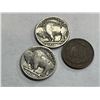 Image 2 : Indian Head (Full Lib.) 2 Buf Nickels