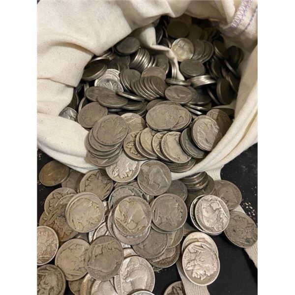 Lot of (150) Buffalo Nickels Random Dates