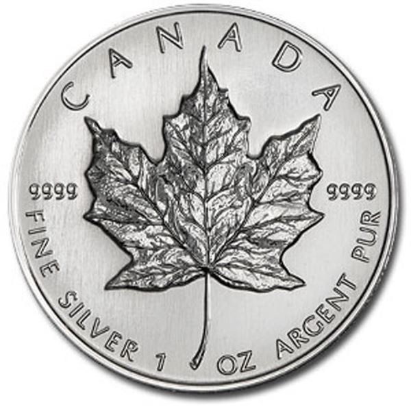 1 oz Silver Maple Leaf Random Date