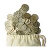 Image 1 : Canvas Bag of 100 pcs Washington Quarters 90%