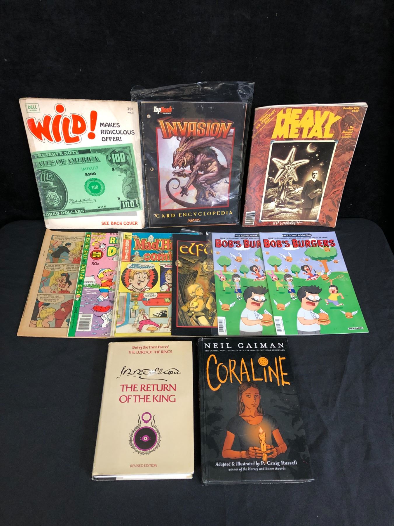 Comic Book Hardback VARIOUS COMIC AND HARD COVER BOOK LOT