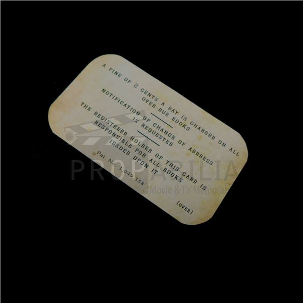 The Magicians - Harriet Schiff's Library Card (5033)