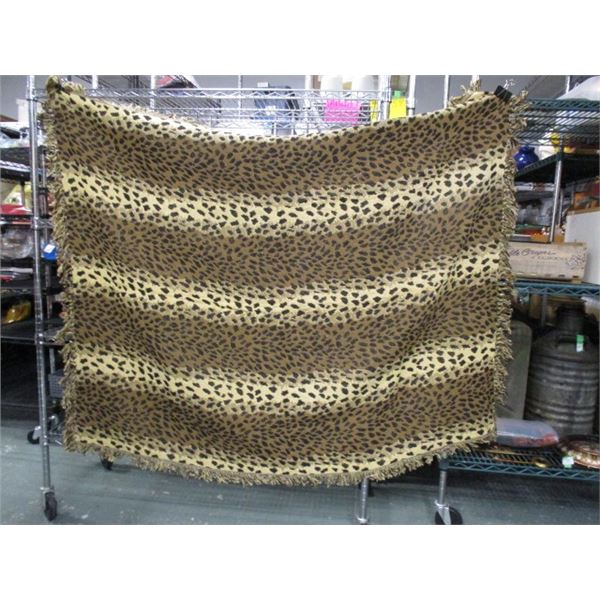 Animal Print Blanket Throw