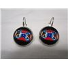 Image 1 : Confederate Flag Pierced Earrings