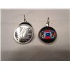Image 2 : Confederate Flag Pierced Earrings