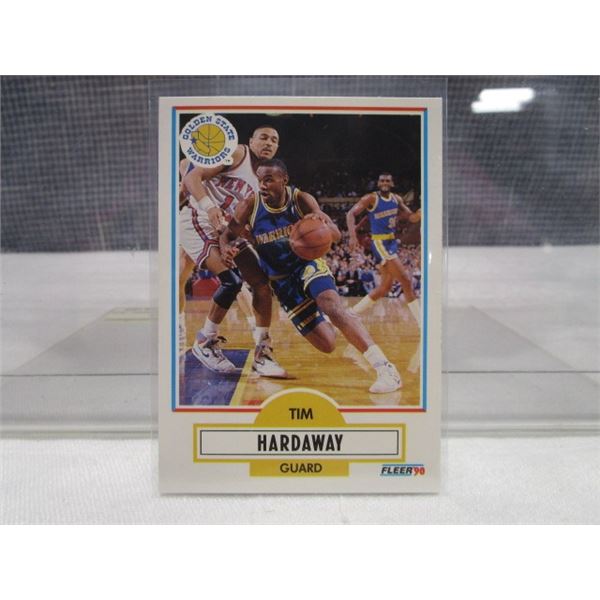 1990-91 Fleer Basketball Card Tim Hardaway