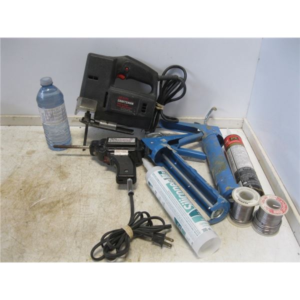 Craftsman jig saw/ blue point soldering gun/etc