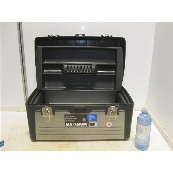 20" Steel/Plastic Tool Box