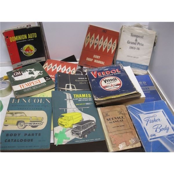 Misc lot of Shop Manuals