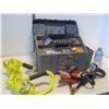 Image 1 : Tool box with Booster cable/tow rope/etc