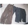 Image 1 : Carhartt Pants with Womens Insulated Bibs Size 6 x 30  Pants are 34 x 30 and 36 W  x 32 L