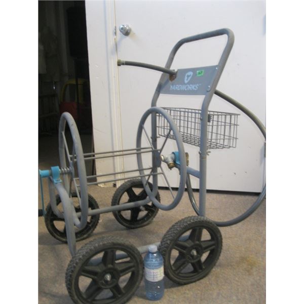 Yards Works Garden Hose Reel on wheels