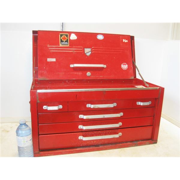 5 Drawer Beach Tool box No Key