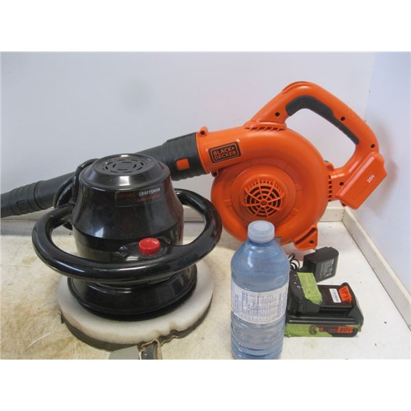 Creftsman Buffer/black & decker cordless blower both work