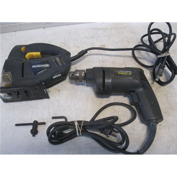 Mastercraft jig saw /Black & Decker drill tested