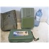 Image 1 : Army Lunch Box / Emergency Survive kit No Contents in Survive Kit