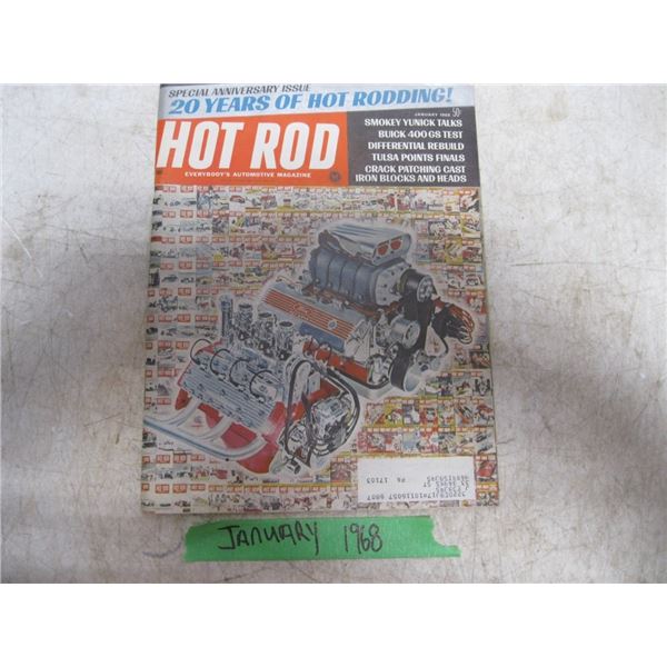 January 1968 Hot Rod Magazine/ Misc Shop Manuals