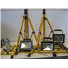 Image 1 : Misc lot of work lights with stands