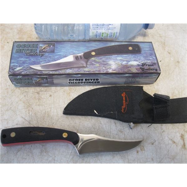 New Ocoee River knife c/w case