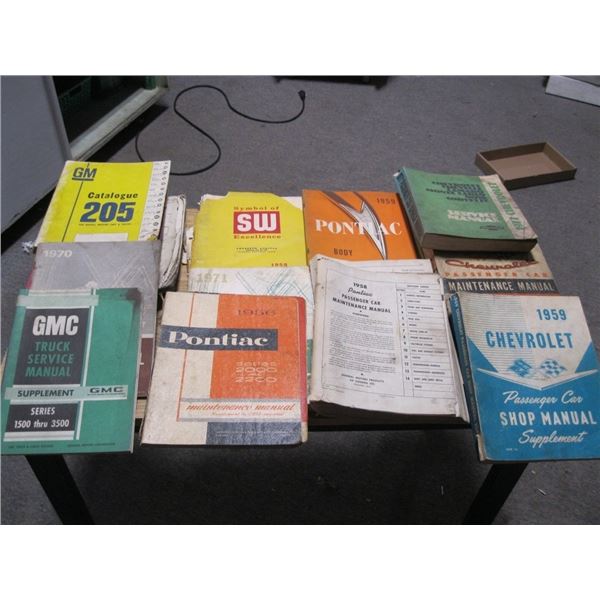 Misc lot of Shop Manuals