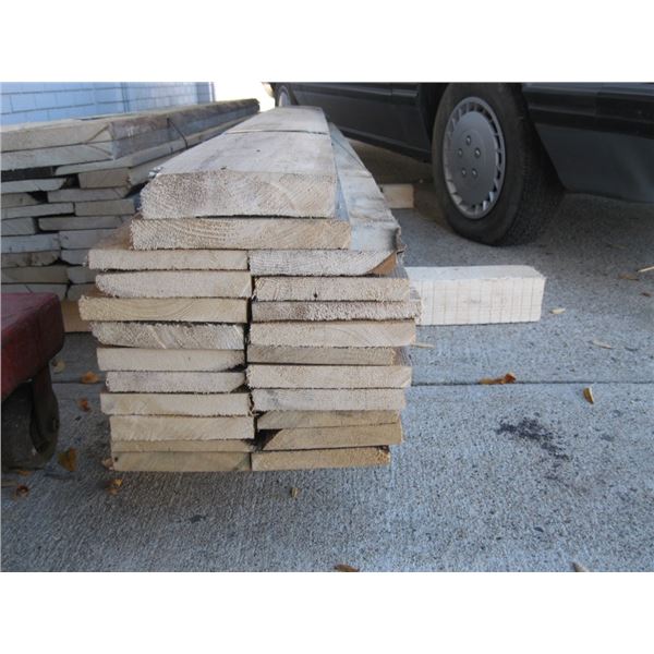 20 Pcs of Pine 1" x 6" x 8' Rough Cut Planks