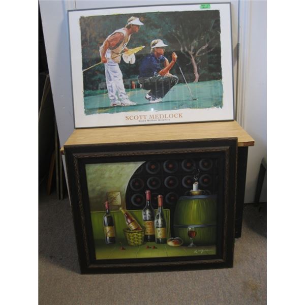 Golf Print / Wine Print