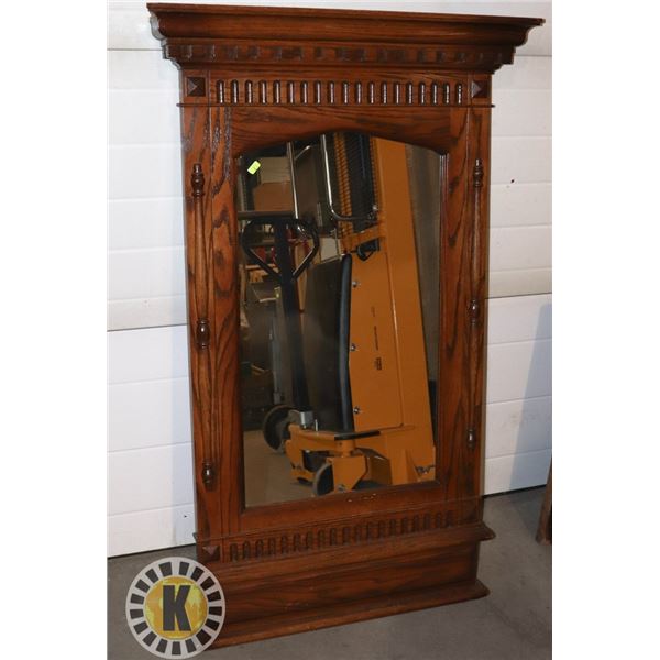 WOOD FRAME MIRROR