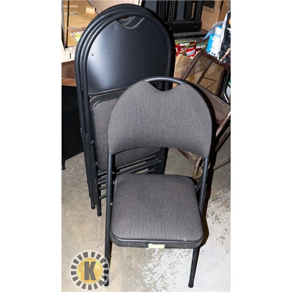4 FOLDING CHAIRS
