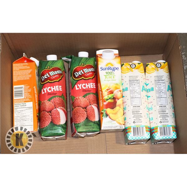 FLAT OF ASSORTED JUICE