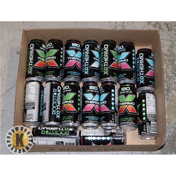 FLAT OF ENERGY DRINKS