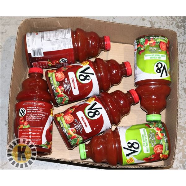 FLAT OF ASSORTED V8 DRINK