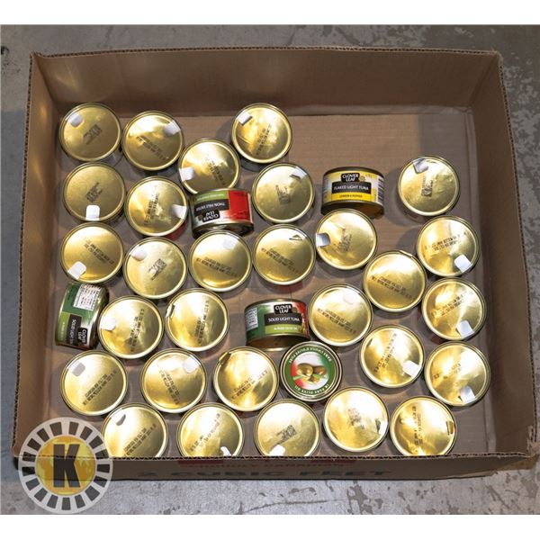 FLAT OF ASSORTED TUNA