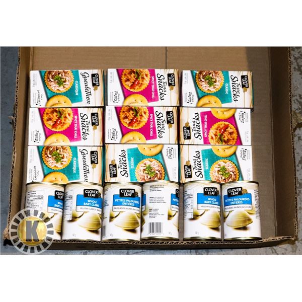 FLAT OF ASSORTED TUNA SNACKS